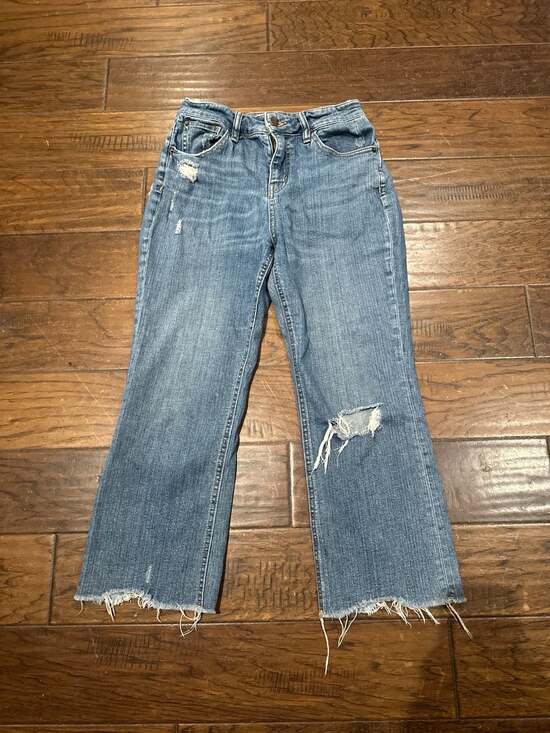 BDG Urban Outfitters Denim - BDG Urban Outfitters Kick Flare High-Rise Cropped‎ Distressed Jeans size 28